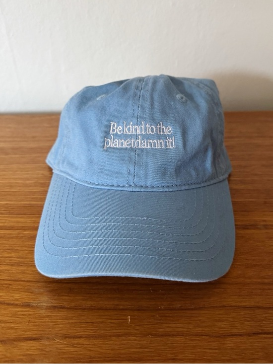 Accessories - Baby Blue “Be Kind to the Planet Dammit!” Dad Cap